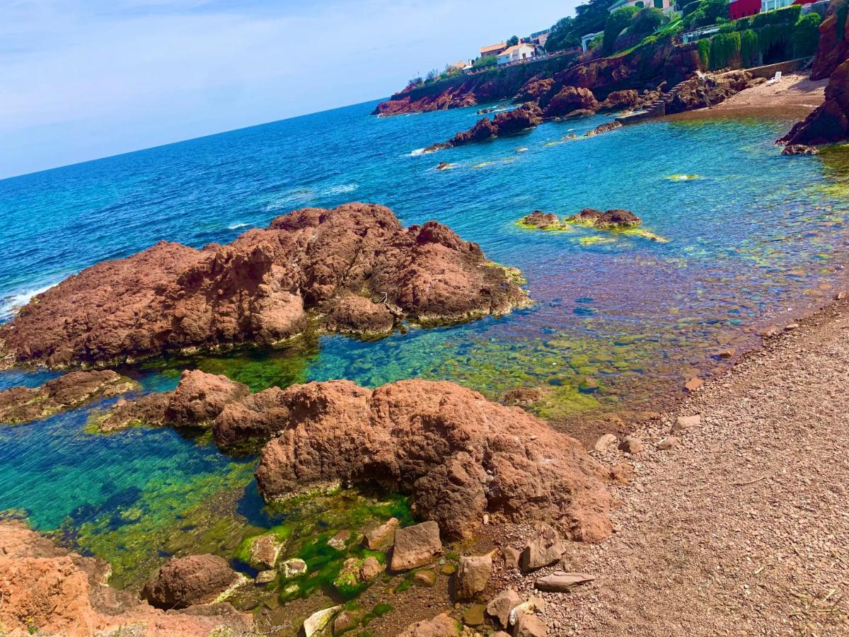 La Belle Vue-Charming Duplex Apartment With Sea View, 50 Meters From Beach And Private Parking Saint-Raphael  Exterior photo